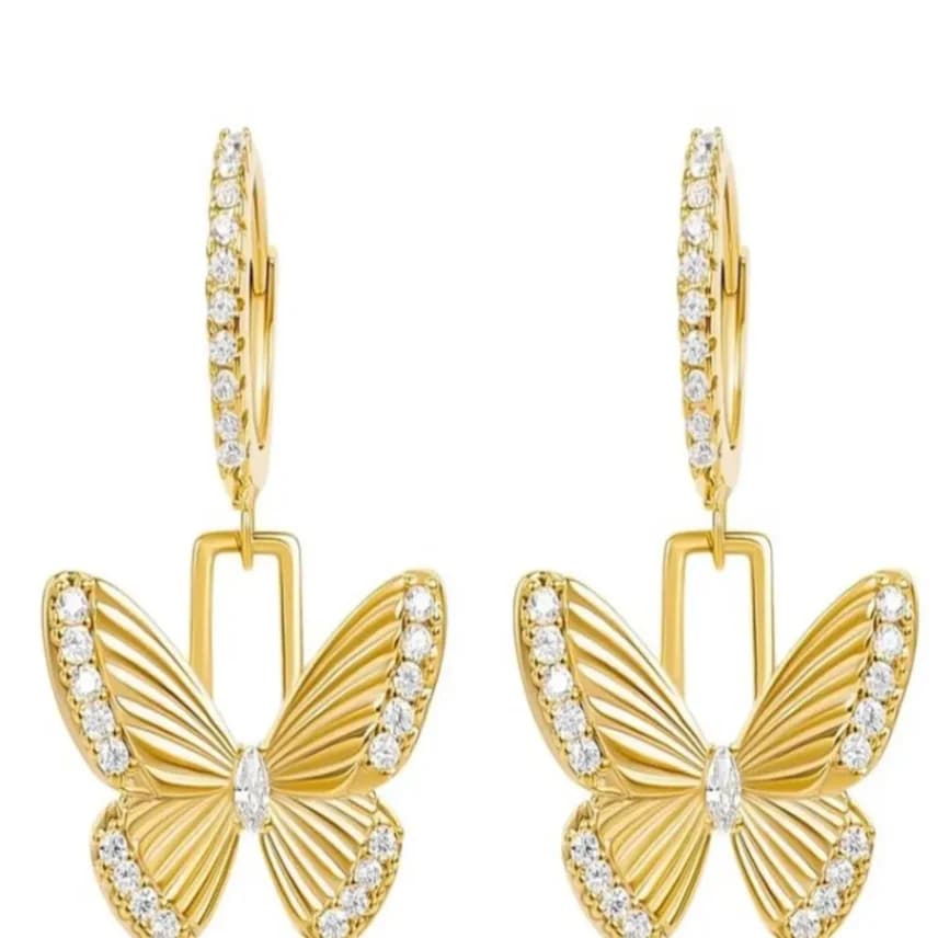 Gold Flying Earrings